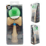 Kendama X Originala, Profesionala, Flippy, Big Cups V2, Super Sticky cu Cupe Mari, din lemn 18 cm, Rulment Metalic cu