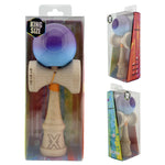 Kendama X Originala, Profesionala, Flippy, Big Cups V2, Super Sticky cu Cupe Mari, din lemn 18 cm, Rulment Metalic cu