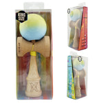 Kendama X Originala, Profesionala, Flippy, Big Cups V2, Super Sticky cu Cupe Mari, din lemn 18 cm, Rulment Metalic cu
