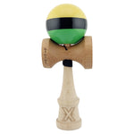 Kendama X Originala, Profesionala, Flippy, Big Cups V2, Super Sticky cu Cupe Mari, din lemn 18 cm, Rulment Metalic cu