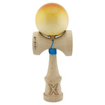 Kendama X Originala, Profesionala, Flippy, Big Cups V2, Super Sticky cu Cupe Mari, din lemn 18 cm, Rulment Metalic cu