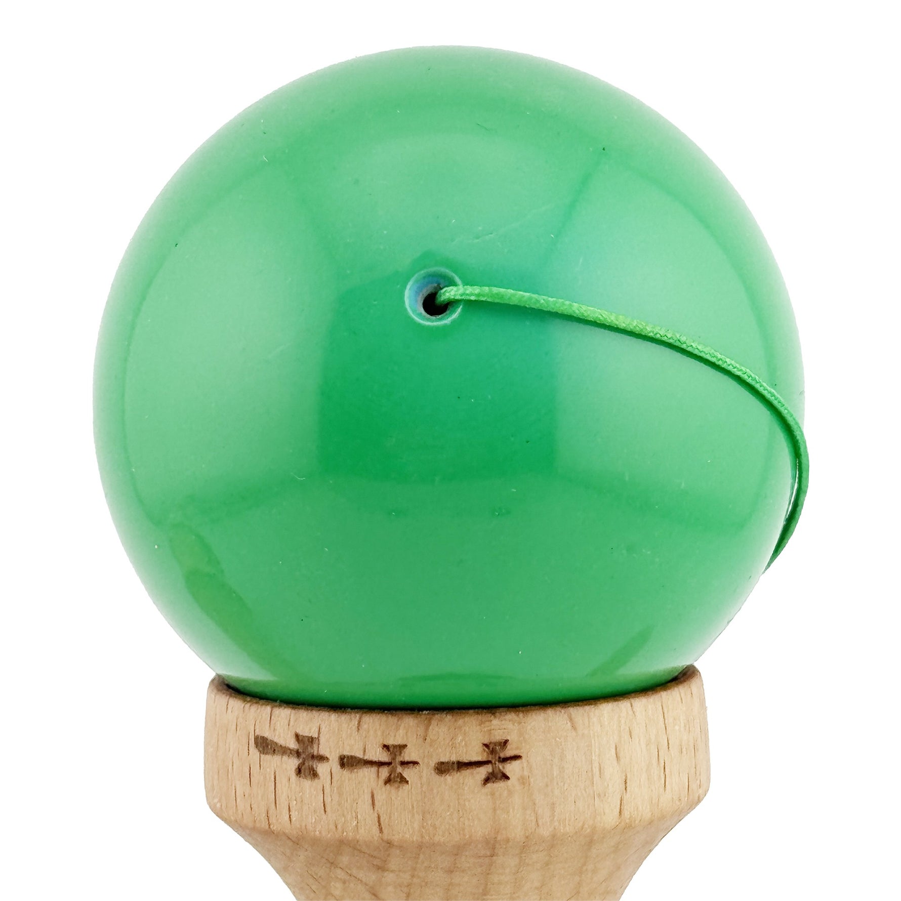Kendama X Originala, Profesionala, Flippy, Big Cups V2, Super Sticky cu Cupe Mari, Rulment Metalic, din lemn 18 cm, Ata