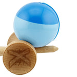 Kendama X Originala, Profesionala, Flippy, Big Cups V2, Super Sticky cu Cupe Mari, Rulment Metalic, din lemn 18 cm, Ata