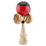 Kendama X Originala, Profesionala, Flippy, Big Cups V2, Super Sticky cu Cupe Mari, Rulment Metalic, din lemn 18 cm, Ata