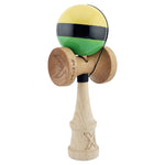 Kendama X Originala, Profesionala, Flippy, Big Cups V2, Super Sticky cu Cupe Mari, Rulment Metalic, din lemn 18 cm, Ata