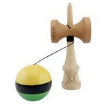 Kendama X Originala, Profesionala, Flippy, Big Cups V2, Super Sticky cu Cupe Mari, Rulment Metalic, din lemn 18 cm, Ata
