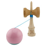 Kendama X Originala, Profesionala, Flippy, Big Cups V2, Super Sticky cu Cupe Mari, Rulment Metalic, din lemn 18 cm, Ata