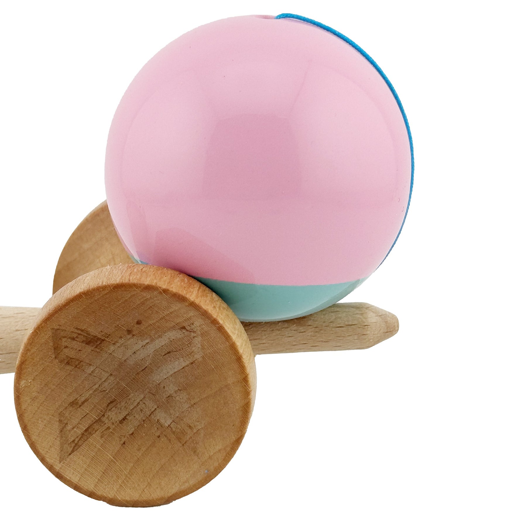 Kendama X Originala, Profesionala, Flippy, Big Cups V2, Super Sticky cu Cupe Mari, Rulment Metalic, din lemn 18 cm, Ata