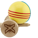 Kendama X Originala, Profesionala, Flippy, Big Cups V2, Super Sticky Legendary Cupe Mari, Rulment Metalic cu Ata 55 cm,