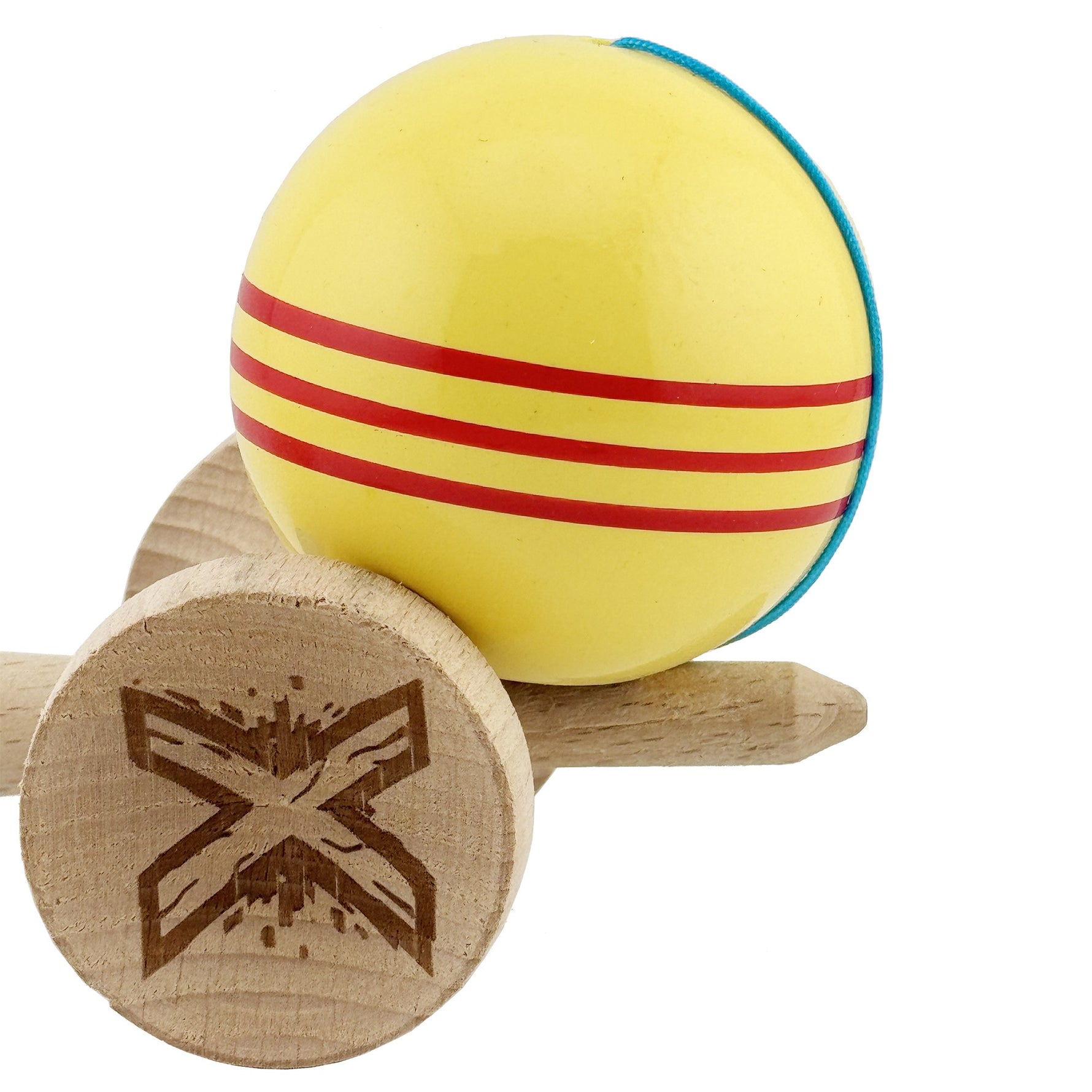 Kendama X Originala, Profesionala, Flippy, Big Cups V2, Super Sticky Legendary Cupe Mari, Rulment Metalic cu Ata 55 cm,