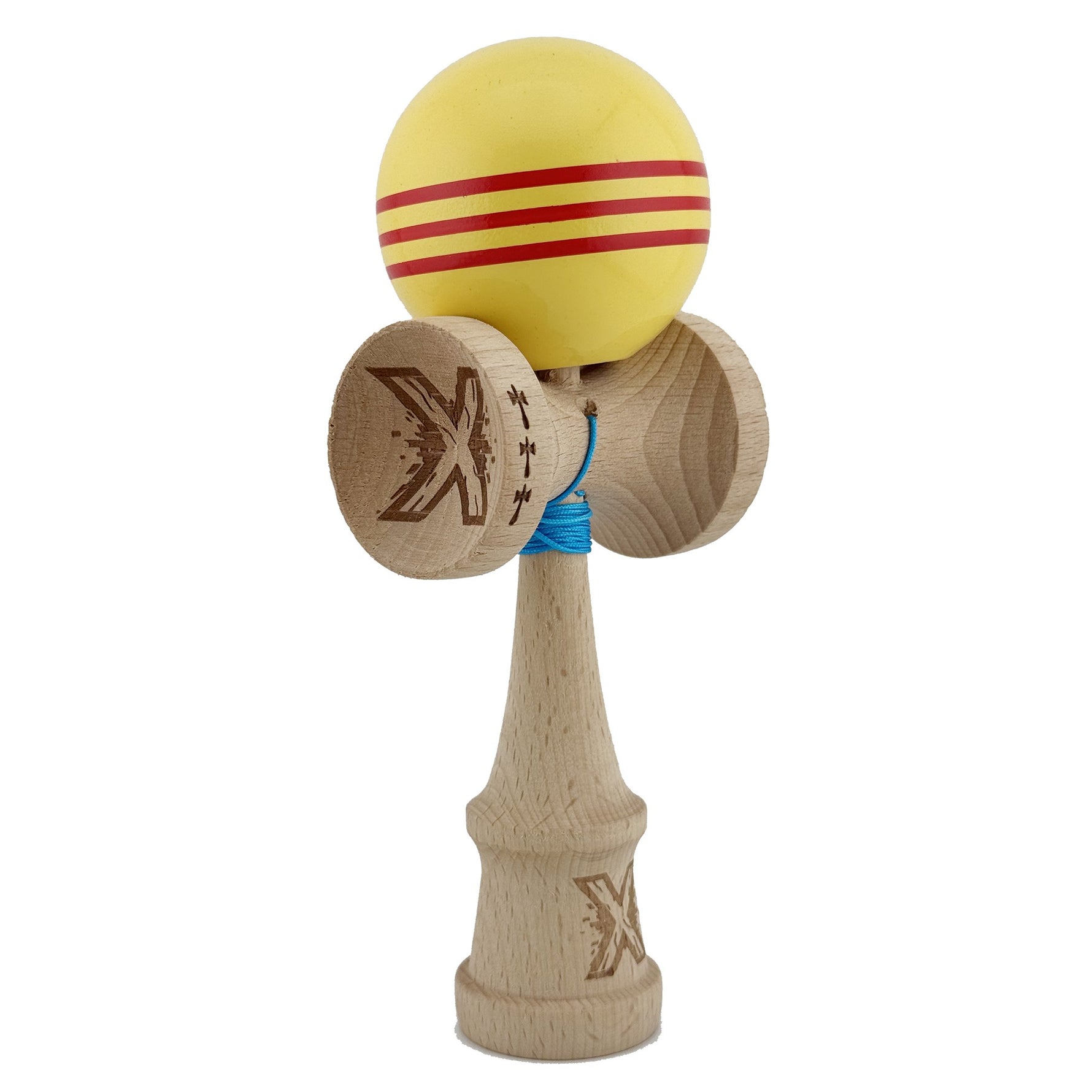 Kendama X Originala, Profesionala, Flippy, Big Cups V2, Super Sticky Legendary Cupe Mari, Rulment Metalic cu Ata 55 cm,