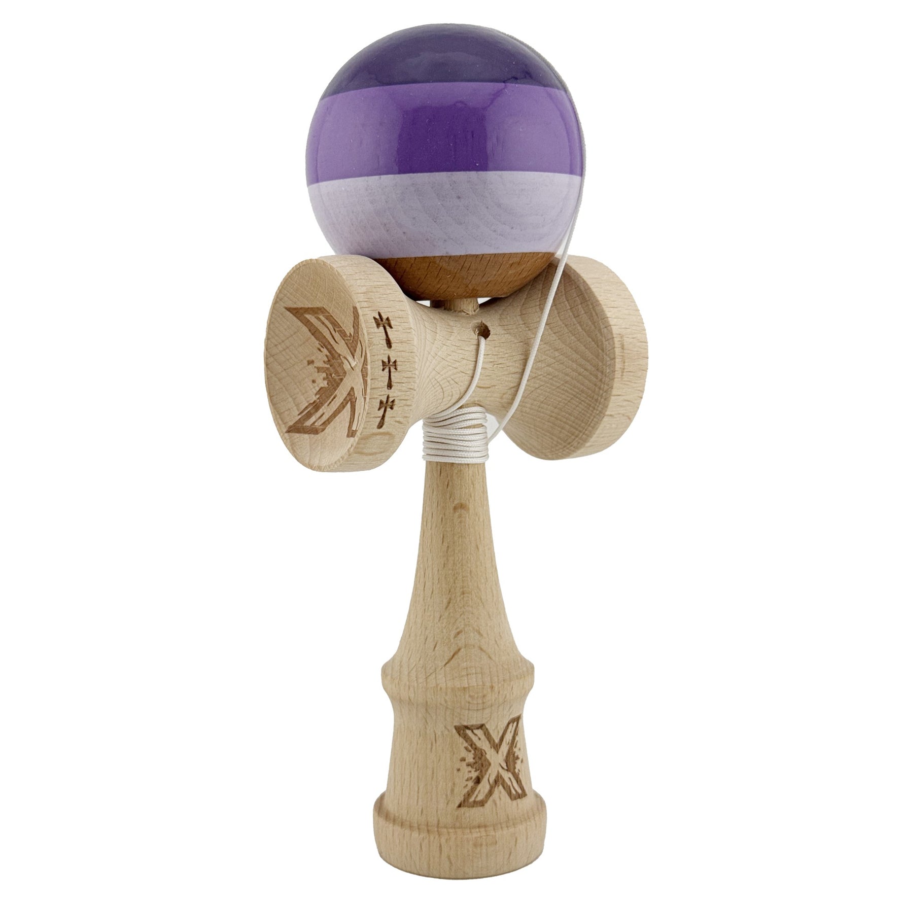 Kendama X Originala, Profesionala, Flippy, Big Cups V2, Super Sticky Legendary Cupe Mari, Rulment Metalic cu Ata 55 cm,