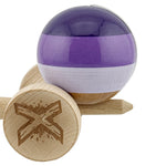 Kendama X Originala, Profesionala, Flippy, Big Cups V2, Super Sticky Legendary Cupe Mari, Rulment Metalic cu Ata 55 cm,