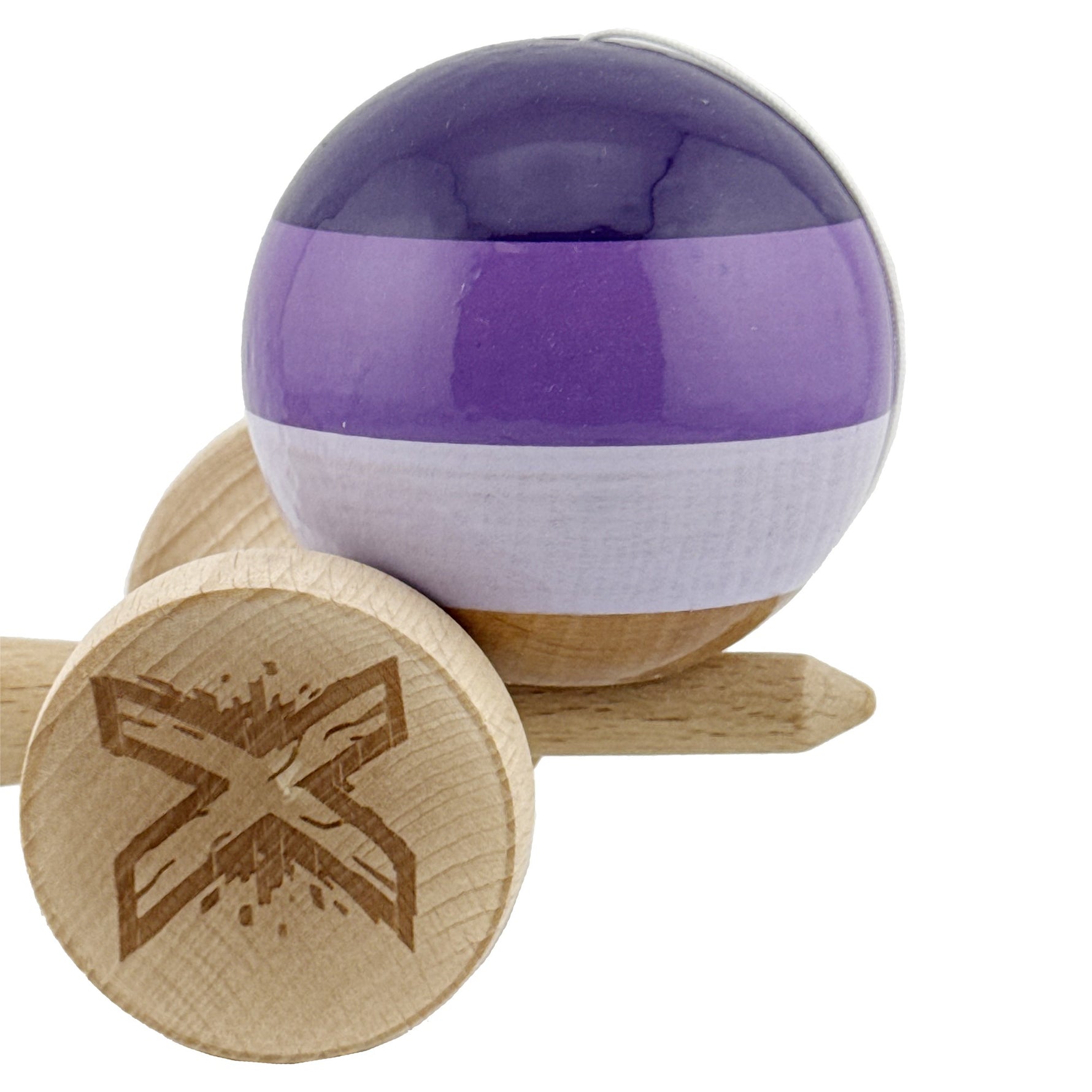 Kendama X Originala, Profesionala, Flippy, Big Cups V2, Super Sticky Legendary Cupe Mari, Rulment Metalic cu Ata 55 cm,