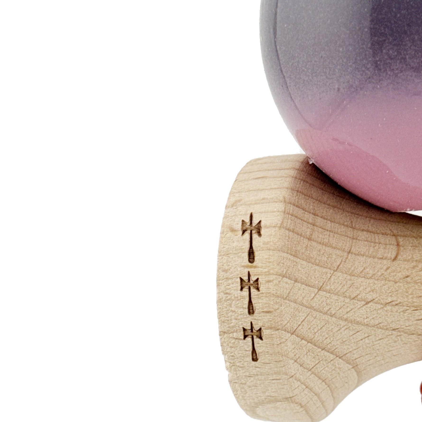 Kendama X Originala, Profesionala, Flippy, Big Cups V2, Super Sticky Cupe Mari, Rulment Metalic cu Ata 55 cm, Albastru