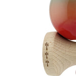 Kendama X Originala, Profesionala, Flippy, Big Cups V2, Super Sticky Cupe Mari, Rulment Metalic cu Ata 55 cm, Rosu/Verde