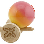 Kendama X Originala, Profesionala, Flippy, Big Cups V2, Super Sticky Cupe Mari, Rulment Metalic cu Ata 55 cm,