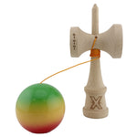 Kendama X Originala, Profesionala, Flippy, Big Cups V2, Super Sticky Cupe Mari, Rulment Metalic cu Ata 55 cm,