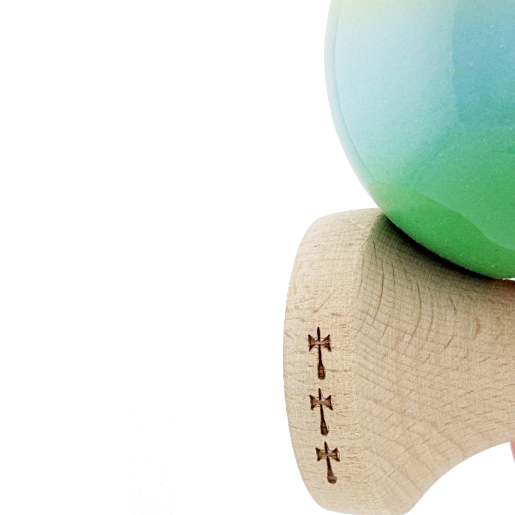 Kendama X Originala, Profesionala, Flippy, Big Cups V2, Super Sticky Cupe Mari, Rulment Metalic cu Ata 55 cm,