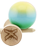 Kendama X Originala, Profesionala, Flippy, Big Cups V2, Super Sticky Cupe Mari, Rulment Metalic cu Ata 55 cm,