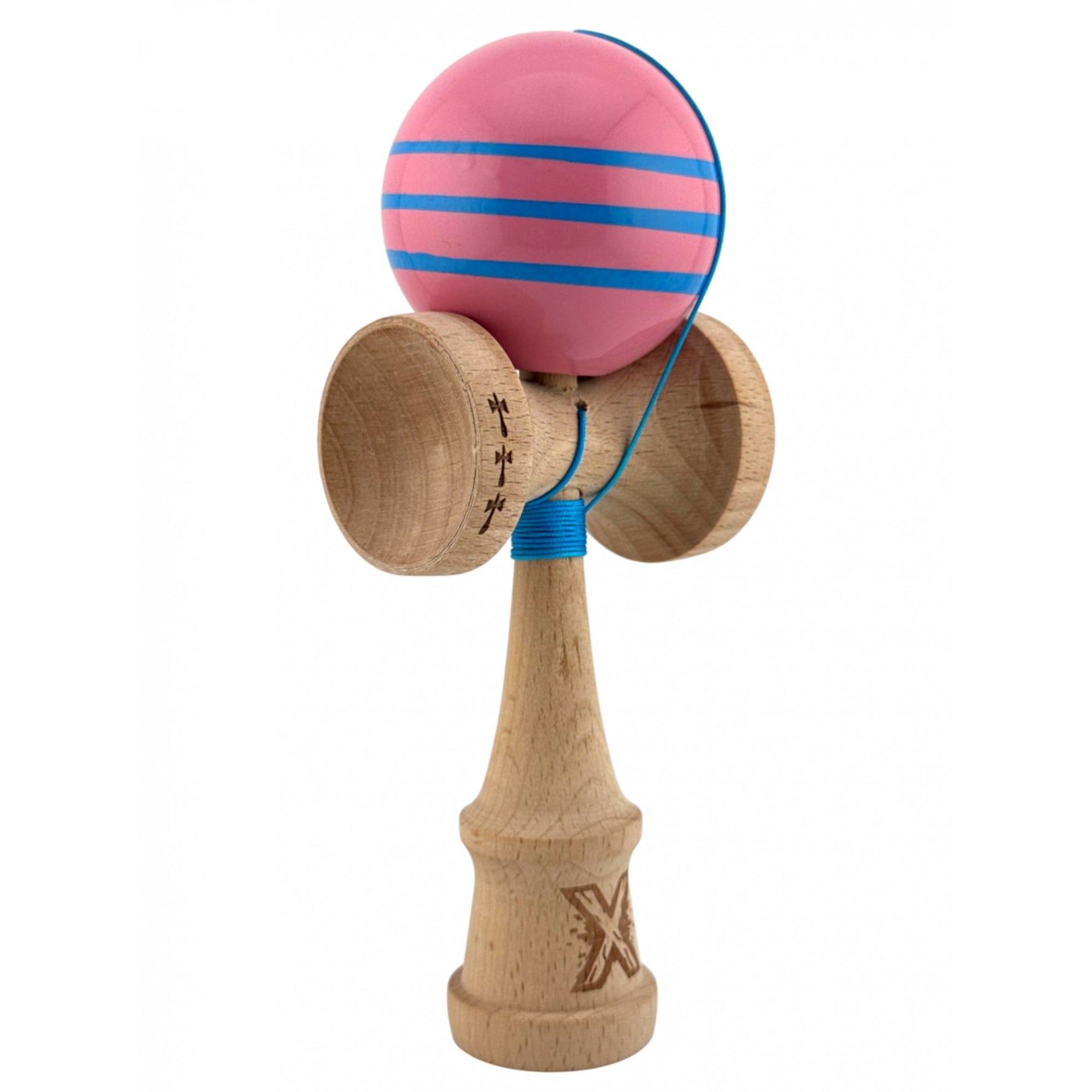 Kendama X Originala, Profesionala, Flippy, Big Cups V2, Super Sticky Legendary Cupe Mari, Rulment Metalic cu Ata 55 cm,