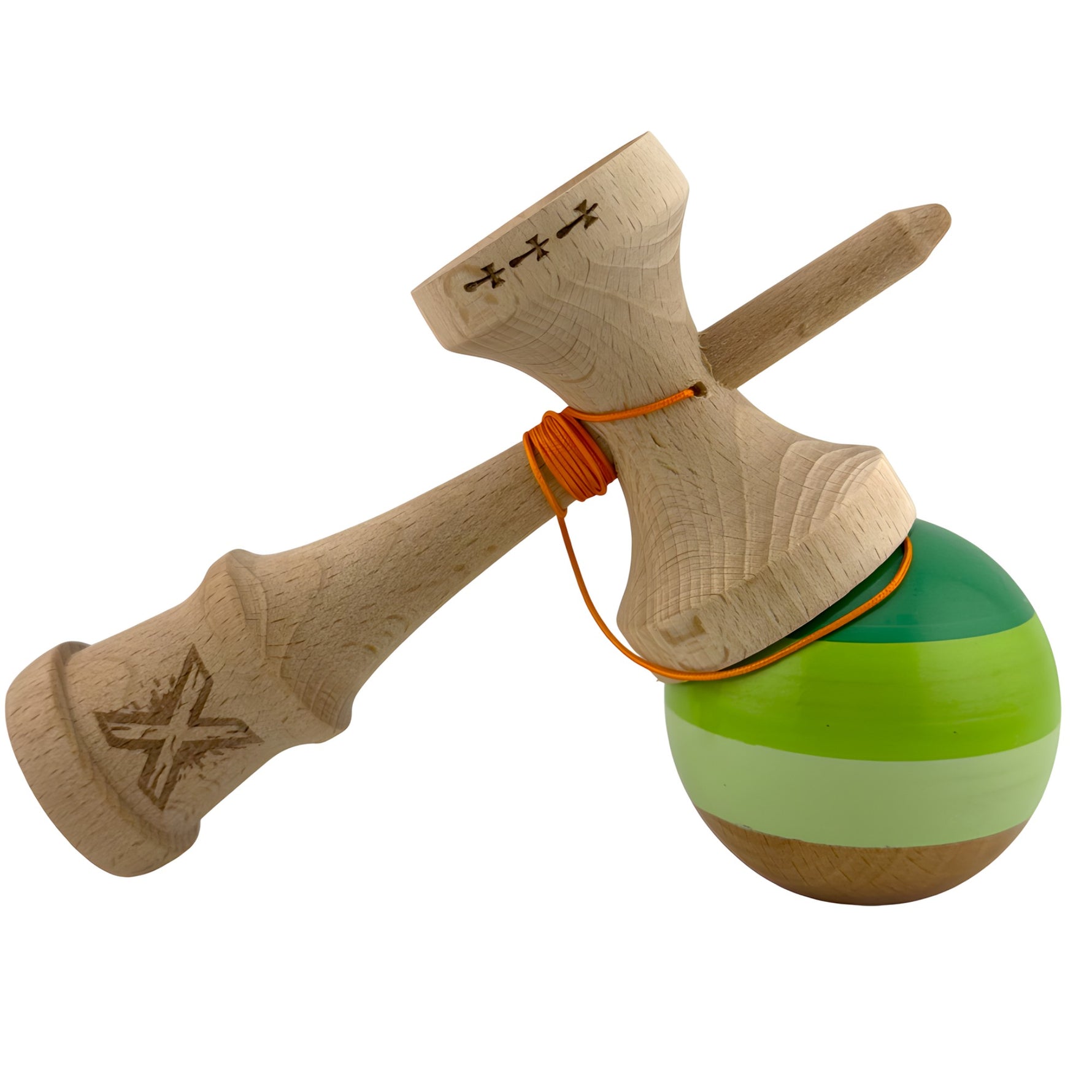 Kendama X Originala, Profesionala, Flippy, Big Cups V2, Super Sticky Legendary Cupe Mari, Rulment Metalic cu Ata 55 cm,