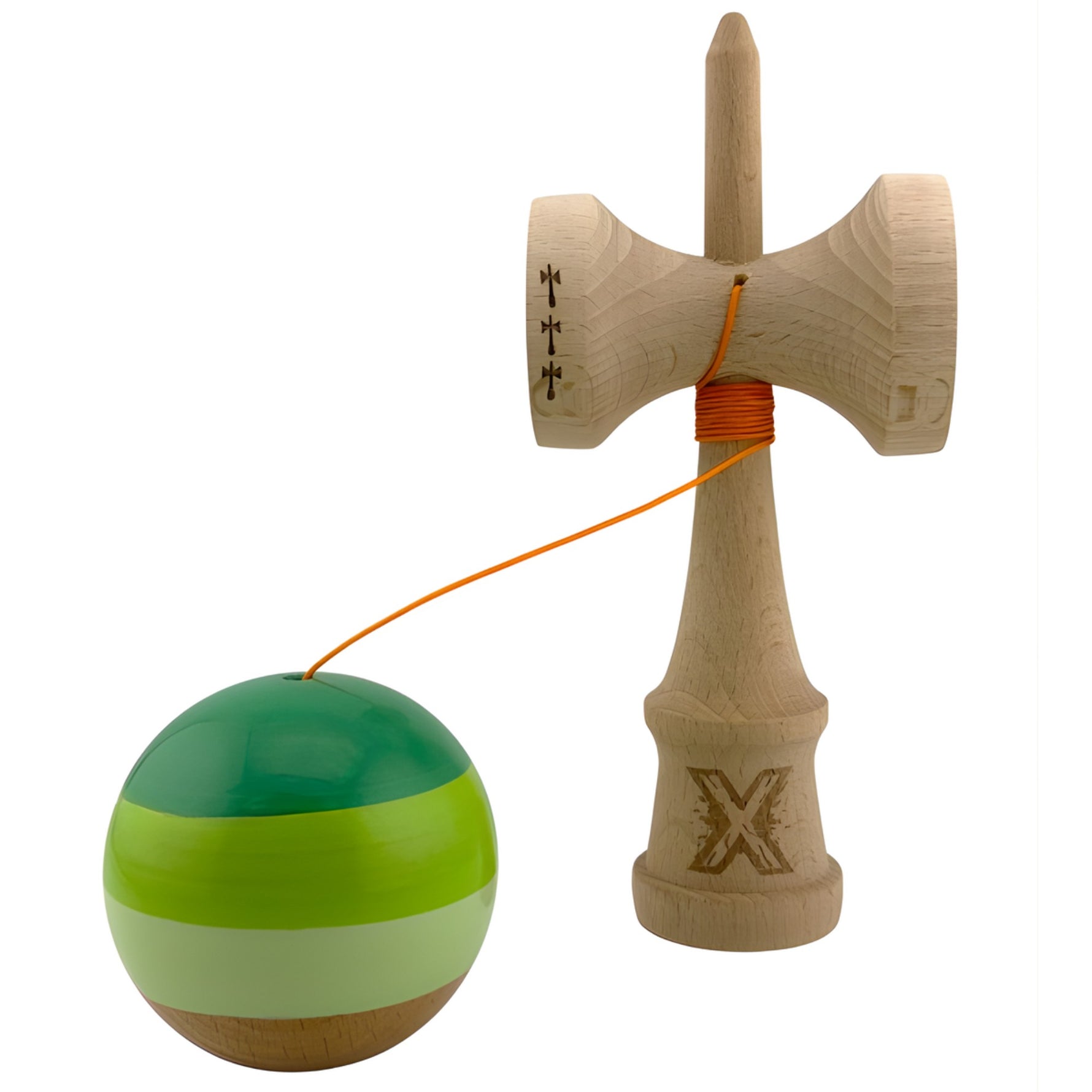 Kendama X Originala, Profesionala, Flippy, Big Cups V2, Super Sticky Legendary Cupe Mari, Rulment Metalic cu Ata 55 cm,