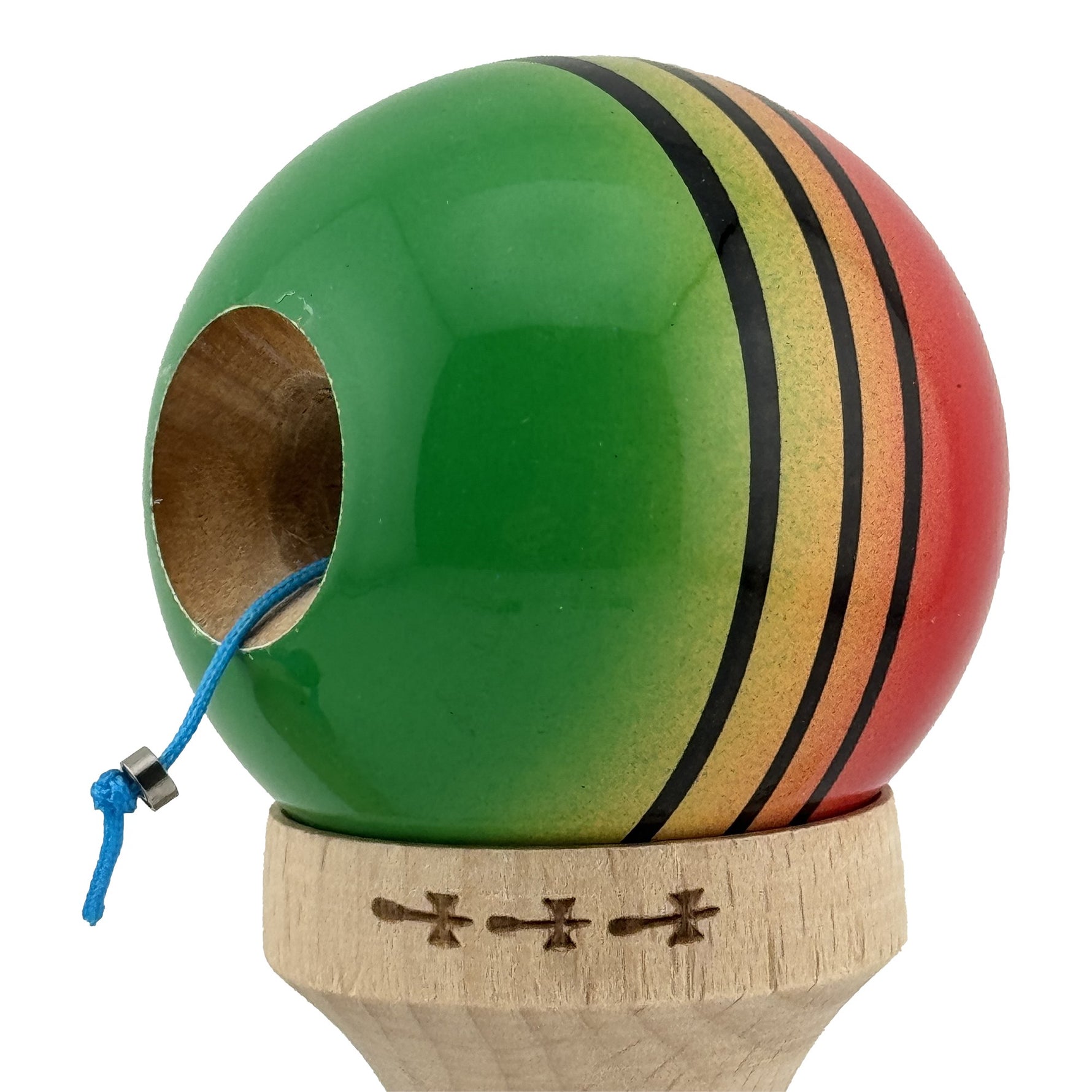 Kendama X Originala, Profesionala, Flippy, Big Cups V2, Super Sticky Legendary Cupe Mari, Rulment Metalic cu Ata 55 cm,