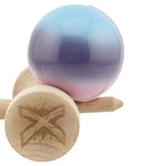Kendama X Originala, Profesionala, Flippy, Big Cups V2, Super Sticky cu Cupe Mari, din lemn 18 cm, Rulment Metalic cu