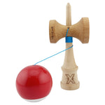 Kendama X Originala, Profesionala, Flippy, Big Cups V2, Super Sticky cu Cupe Mari, din lemn 18 cm, Rulment Metalic cu