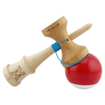 Kendama X Originala, Profesionala, Flippy, Big Cups V2, Super Sticky cu Cupe Mari, din lemn 18 cm, Rulment Metalic cu