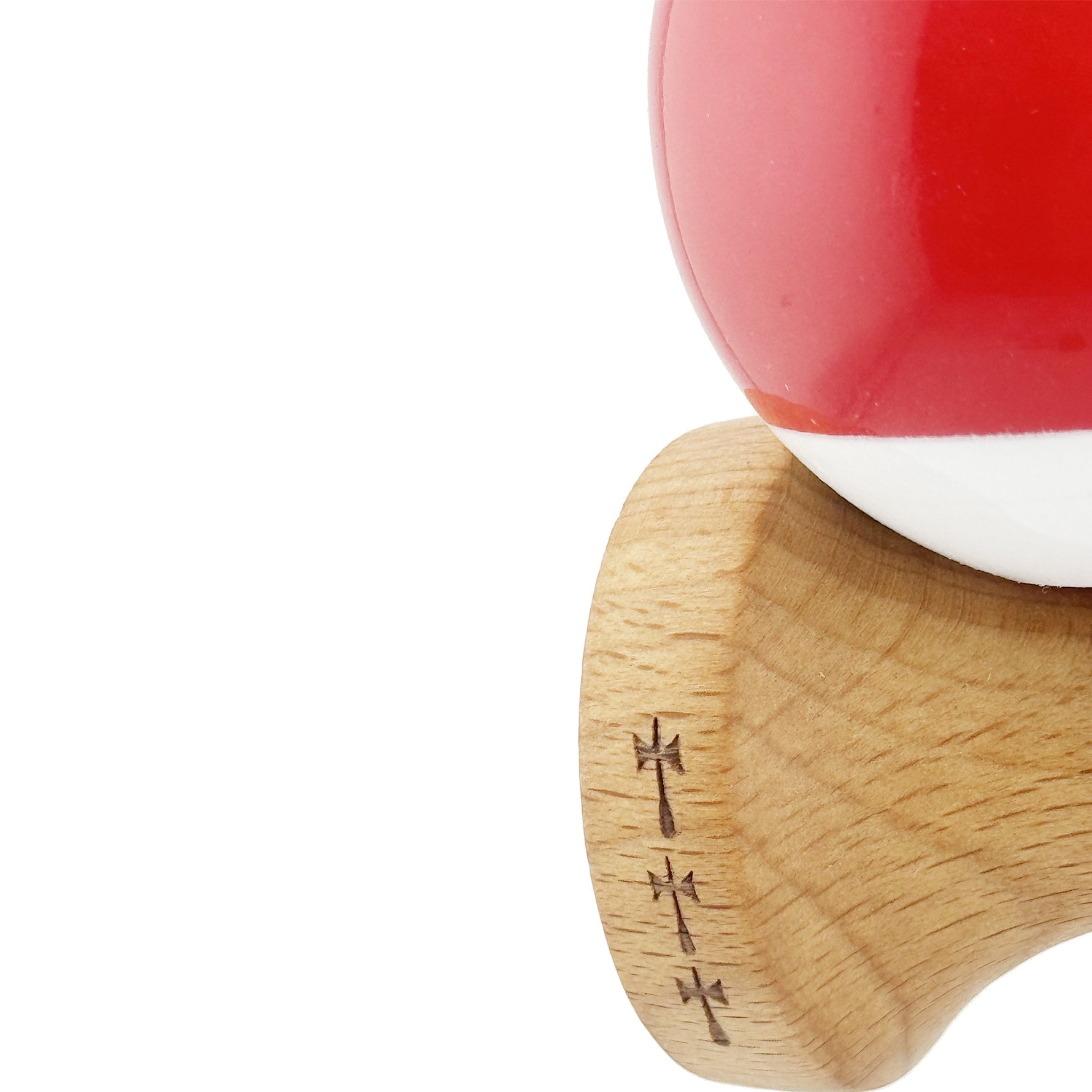 Kendama X Originala, Profesionala, Flippy, Big Cups V2, Super Sticky cu Cupe Mari, din lemn 18 cm, Rulment Metalic cu