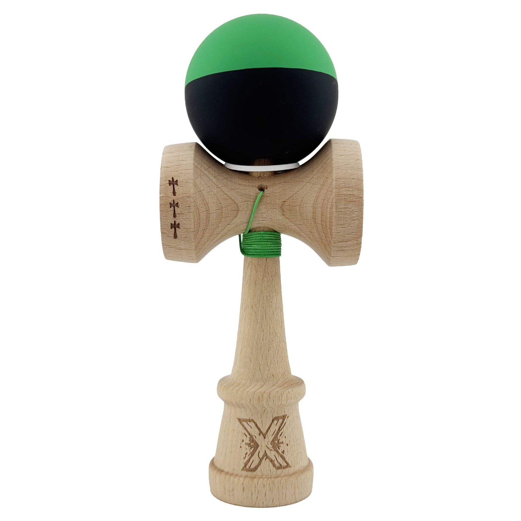 Kendama X Originala, Profesionala, Flippy, Cupe Mari KING SIZE V3, Rubber Grip, Gaura in Baza, Rulment Metalic, din
