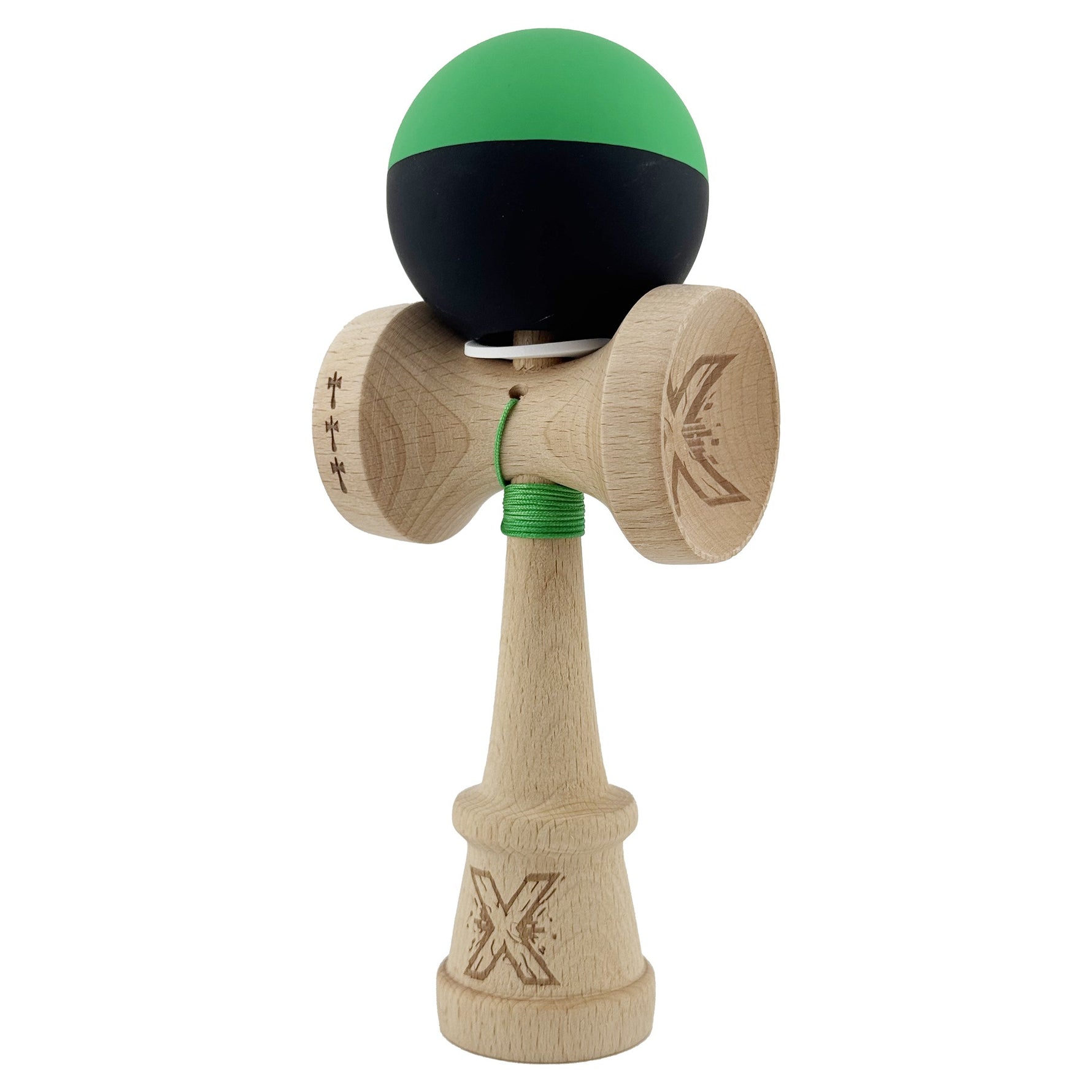 Kendama X Originala, Profesionala, Flippy, Cupe Mari KING SIZE V3, Rubber Grip, Gaura in Baza, Rulment Metalic, din