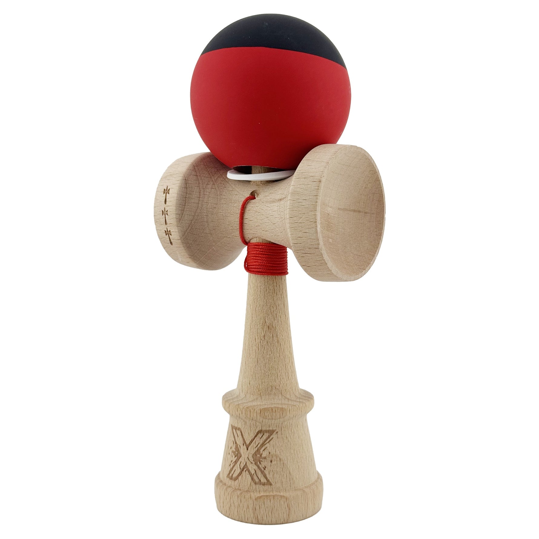 Kendama X Originala, Profesionala, Flippy, Cupe Mari KING SIZE V3, Rubber Grip, Gaura in Baza, Rulment Metalic, din