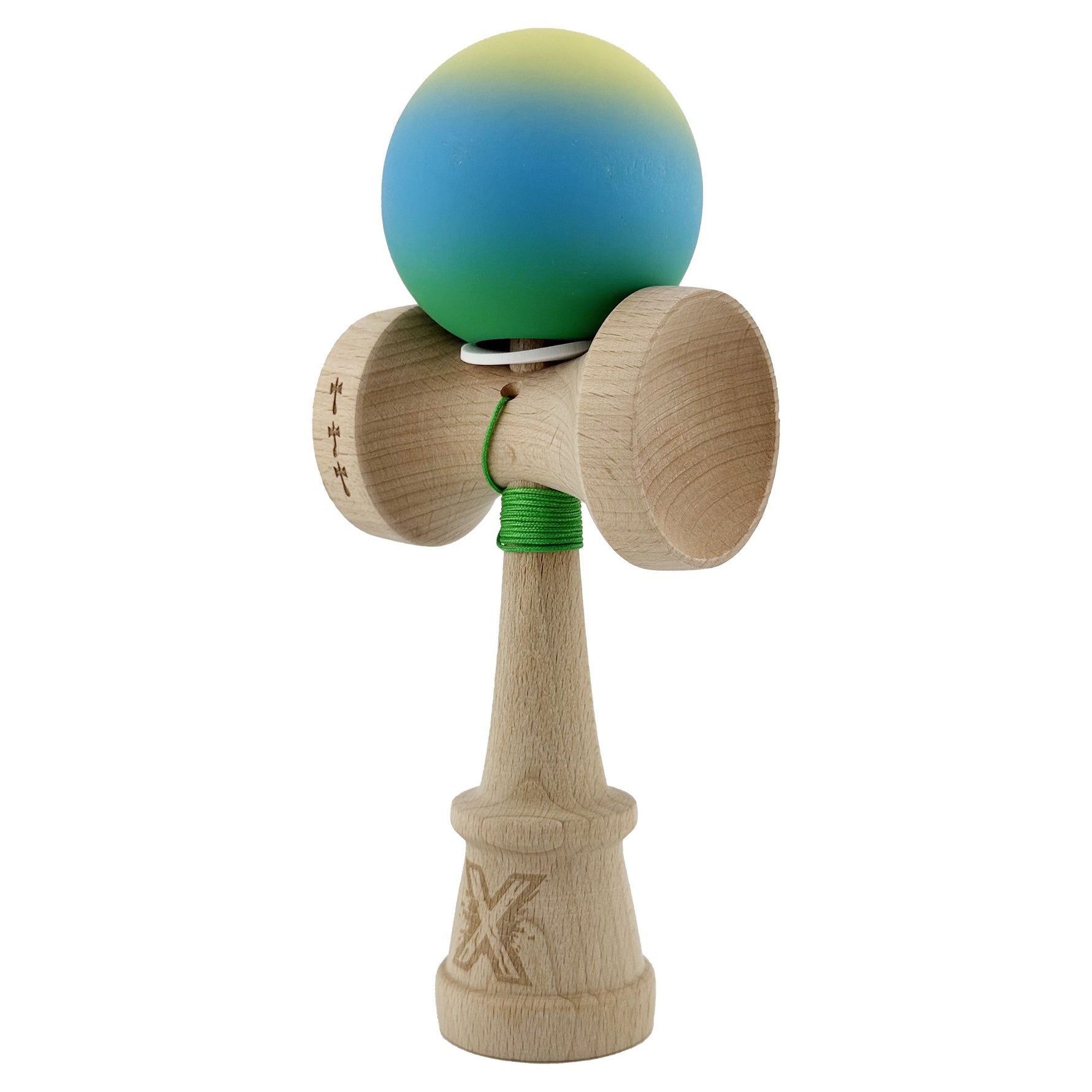 Kendama X Originala, Profesionala, Flippy, Cupe Mari KING SIZE V3, Rubber Grip, Gaura in Baza, Rulment Metalic, din