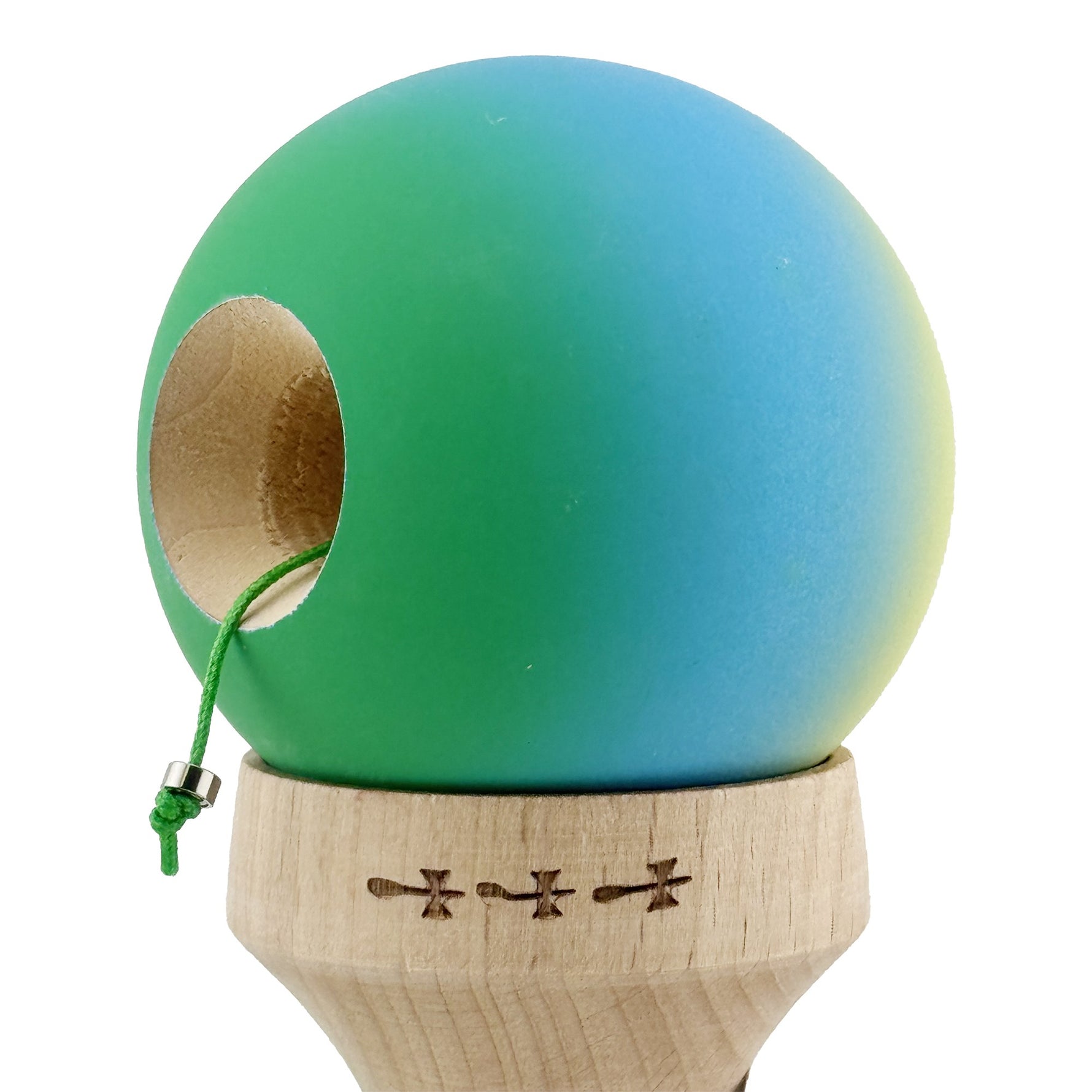 Kendama X Originala, Profesionala, Flippy, Cupe Mari KING SIZE V3, Rubber Grip, Gaura in Baza, Rulment Metalic, din