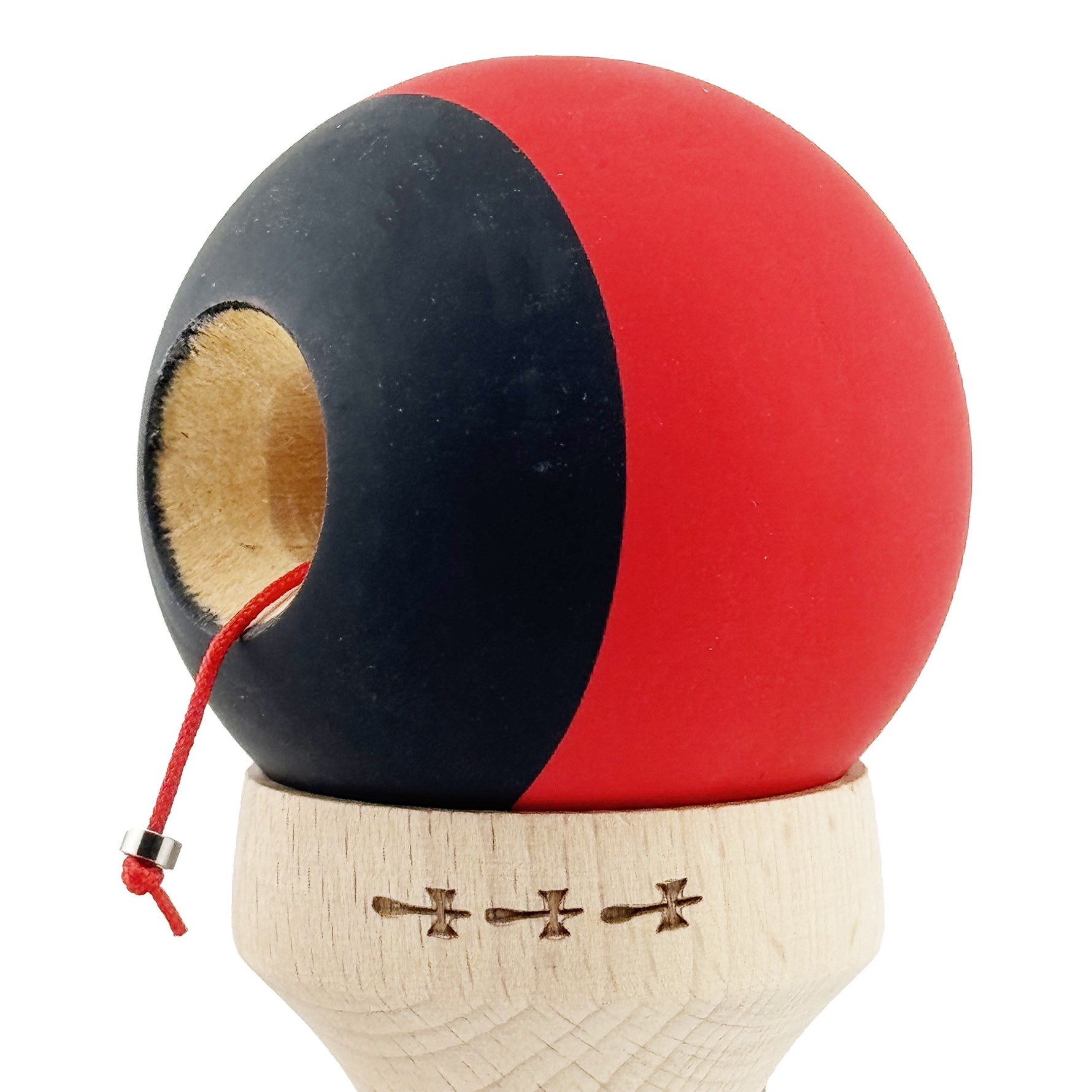 Kendama X Originala, Profesionala, Flippy, Cupe Mari KING SIZE V3, Rubber Grip, Gaura in Baza, Rulment Metalic, din