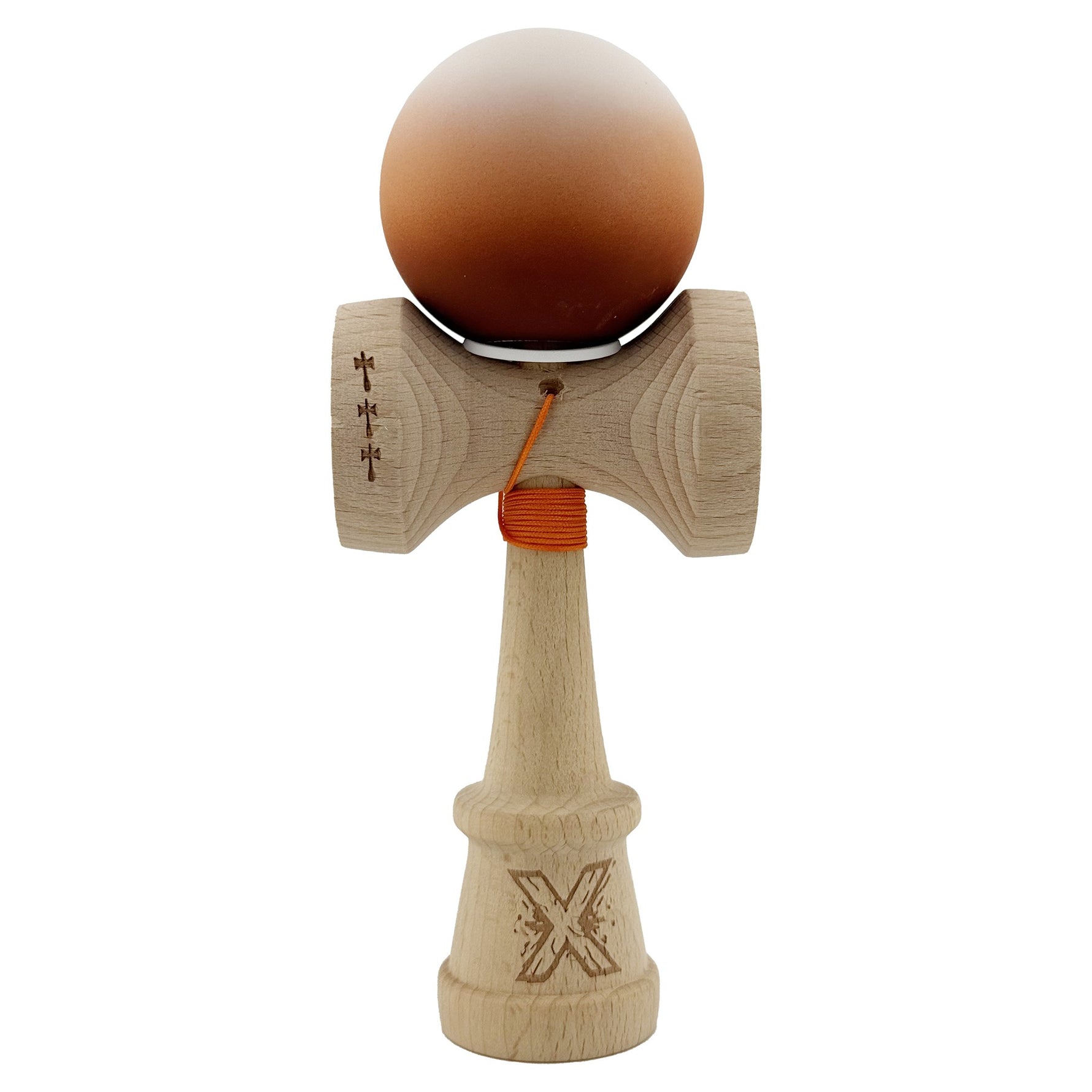 Kendama X Originala, Profesionala, Flippy, Cupe Mari KING SIZE V3, Rubber Grip, Gaura in Baza, Rulment Metalic, din
