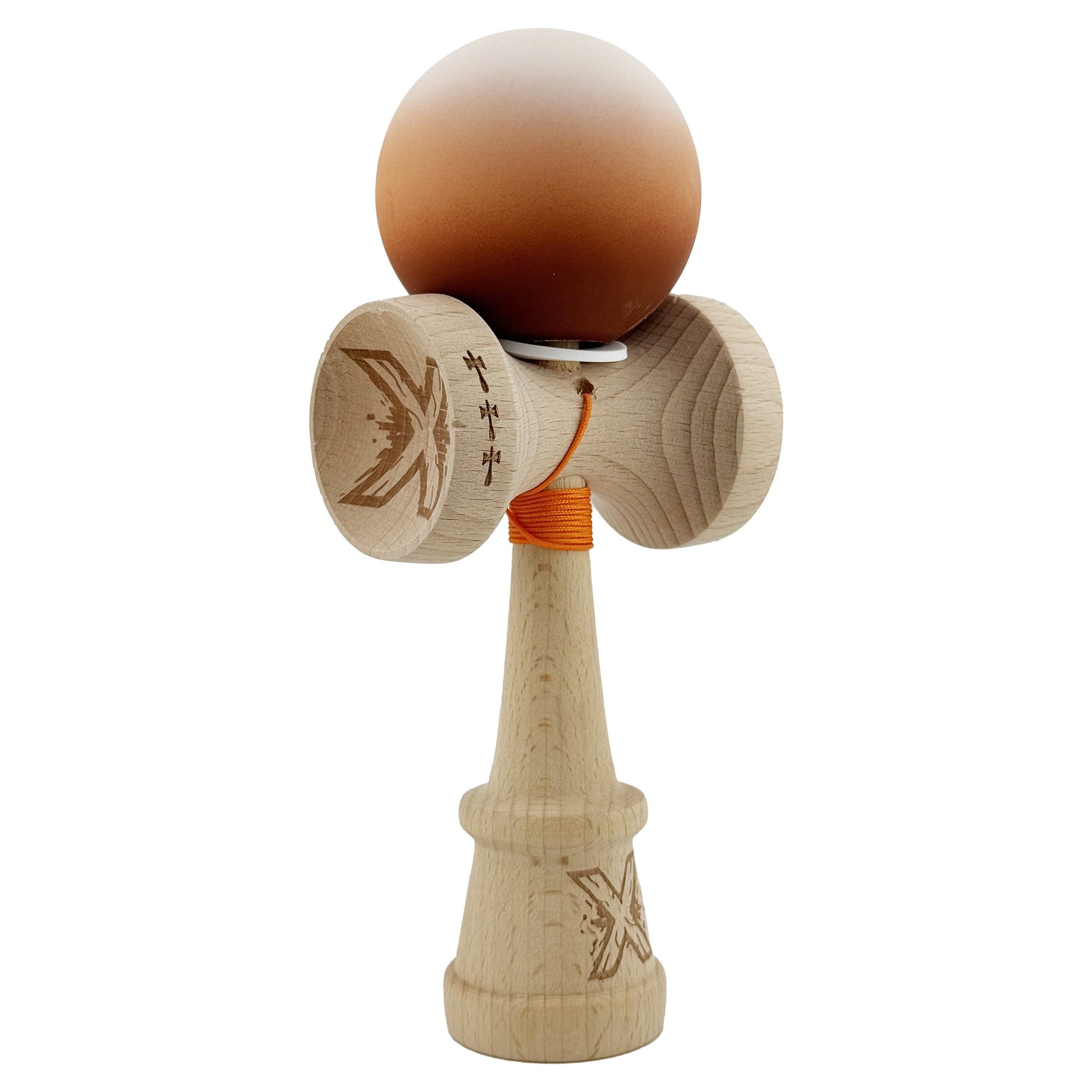 Kendama X Originala, Profesionala, Flippy, Cupe Mari KING SIZE V3, Rubber Grip, Gaura in Baza, Rulment Metalic, din