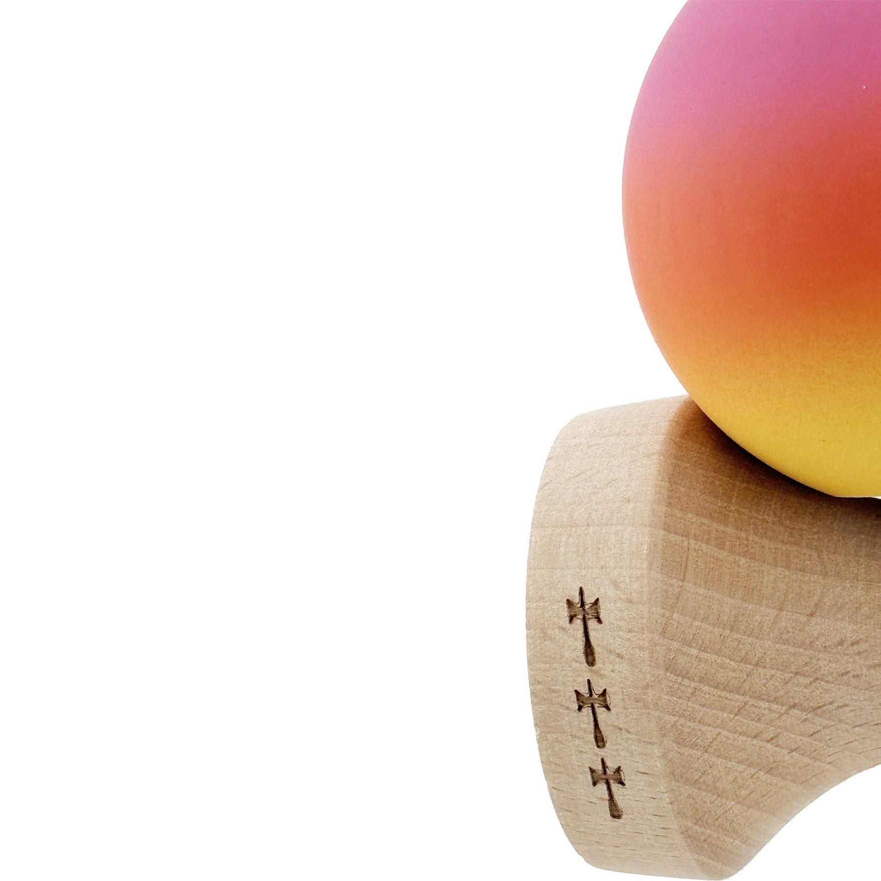 Kendama X Originala, Profesionala, Flippy, Cupe Mari KING SIZE V3, Rubber Grip, Gaura in Baza, Rulment Metalic, din
