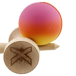 Kendama X Originala, Profesionala, Flippy, Cupe Mari KING SIZE V3, Rubber Grip, Gaura in Baza, Rulment Metalic, din