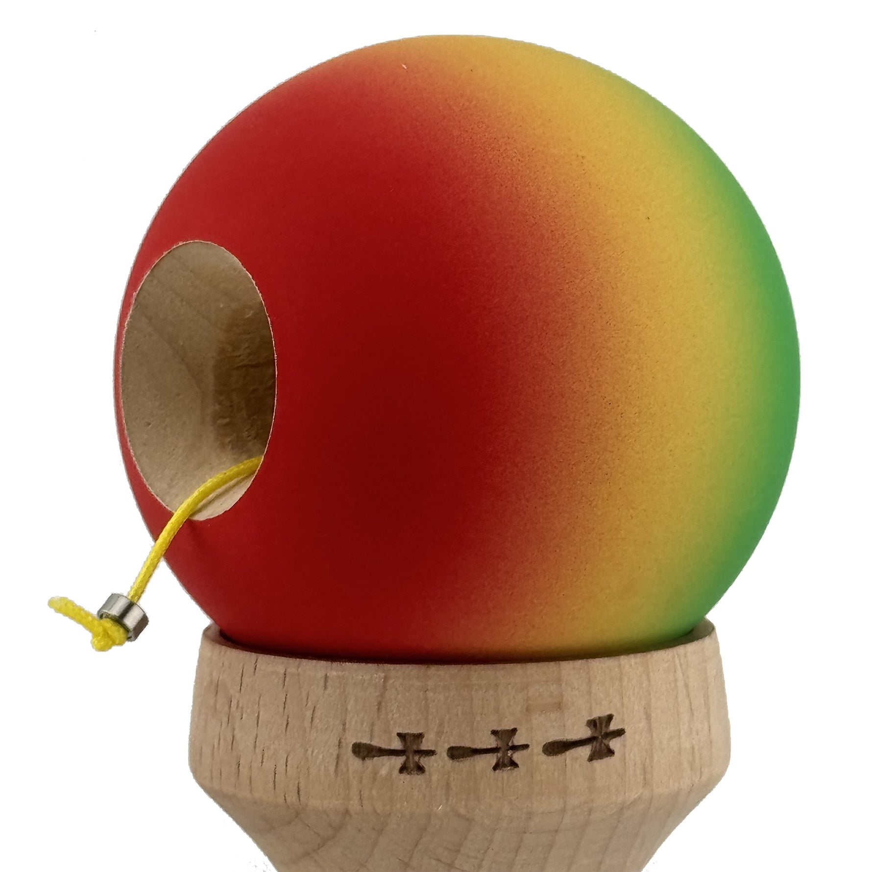 Kendama X Originala, Profesionala, Flippy, Cupe Mari KING SIZE V3, Rubber Grip, Gaura in Baza, Rulment Metalic, din
