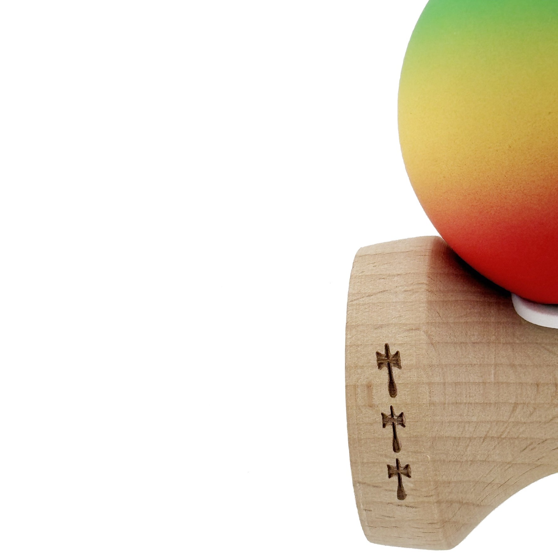 Kendama X Originala, Profesionala, Flippy, Cupe Mari KING SIZE V3, Rubber Grip, Gaura in Baza, Rulment Metalic, din