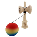 Kendama X Originala, Profesionala, Flippy, Cupe Mari KING SIZE V3, Rubber Grip, Gaura in Baza, Rulment Metalic, din