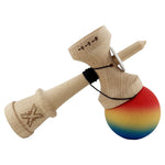 Kendama X Originala, Profesionala, Flippy, Cupe Mari KING SIZE V3, Rubber Grip, Gaura in Baza, Rulment Metalic, din
