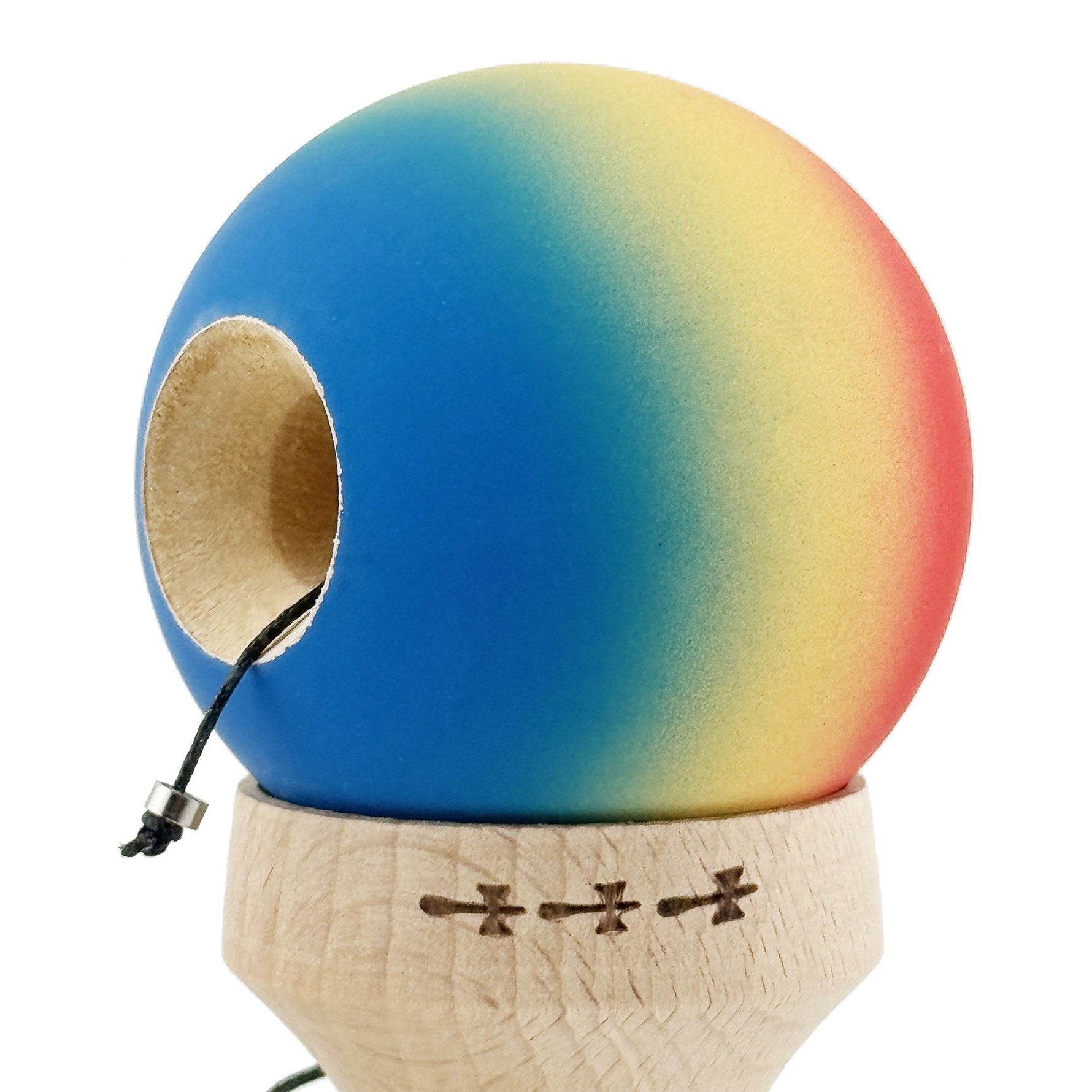Kendama X Originala, Profesionala, Flippy, Cupe Mari KING SIZE V3, Rubber Grip, Gaura in Baza, Rulment Metalic, din