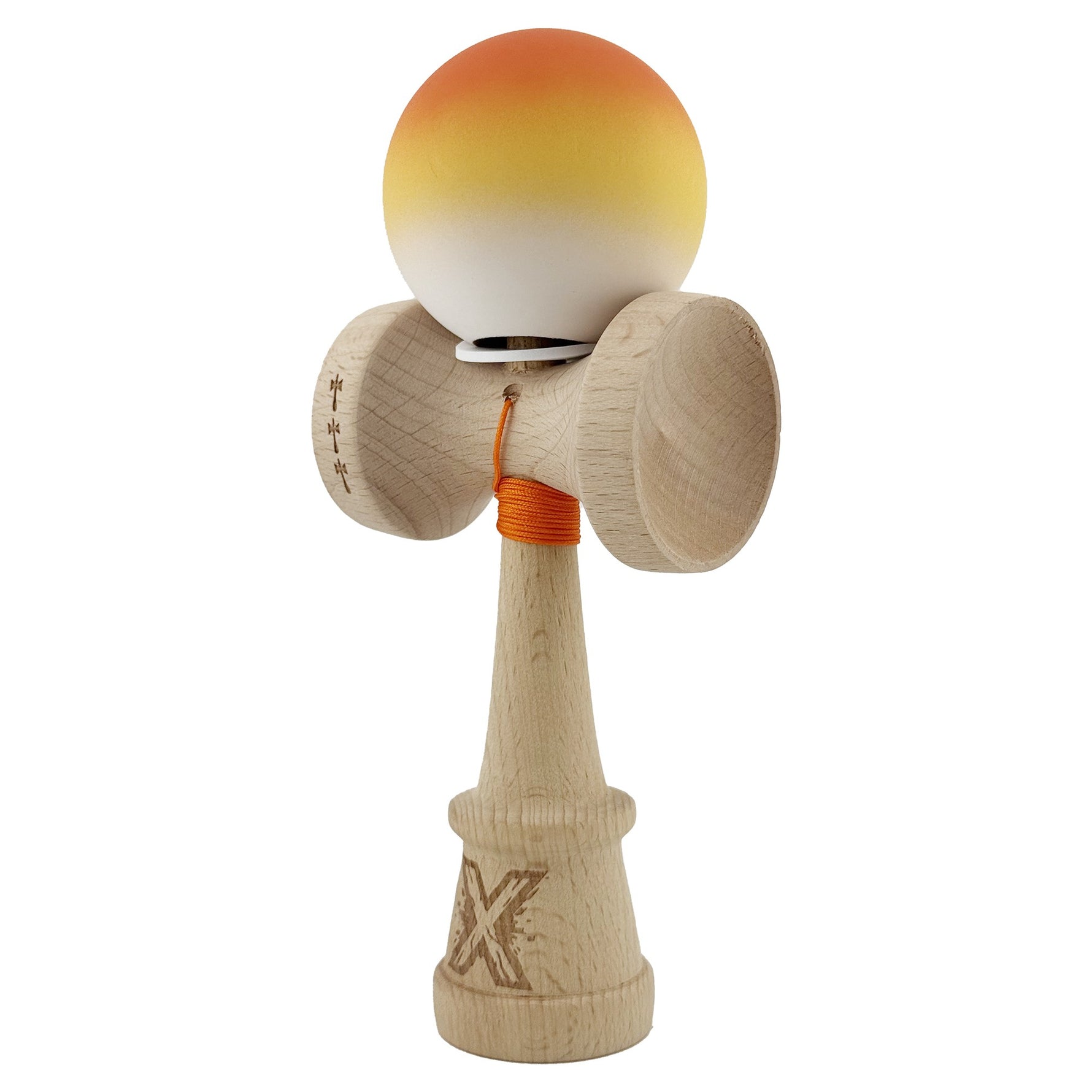 Kendama X Originala, Profesionala, Flippy, Cupe Mari KING SIZE V3, Rubber Grip, Gaura in Baza, Rulment Metalic, din
