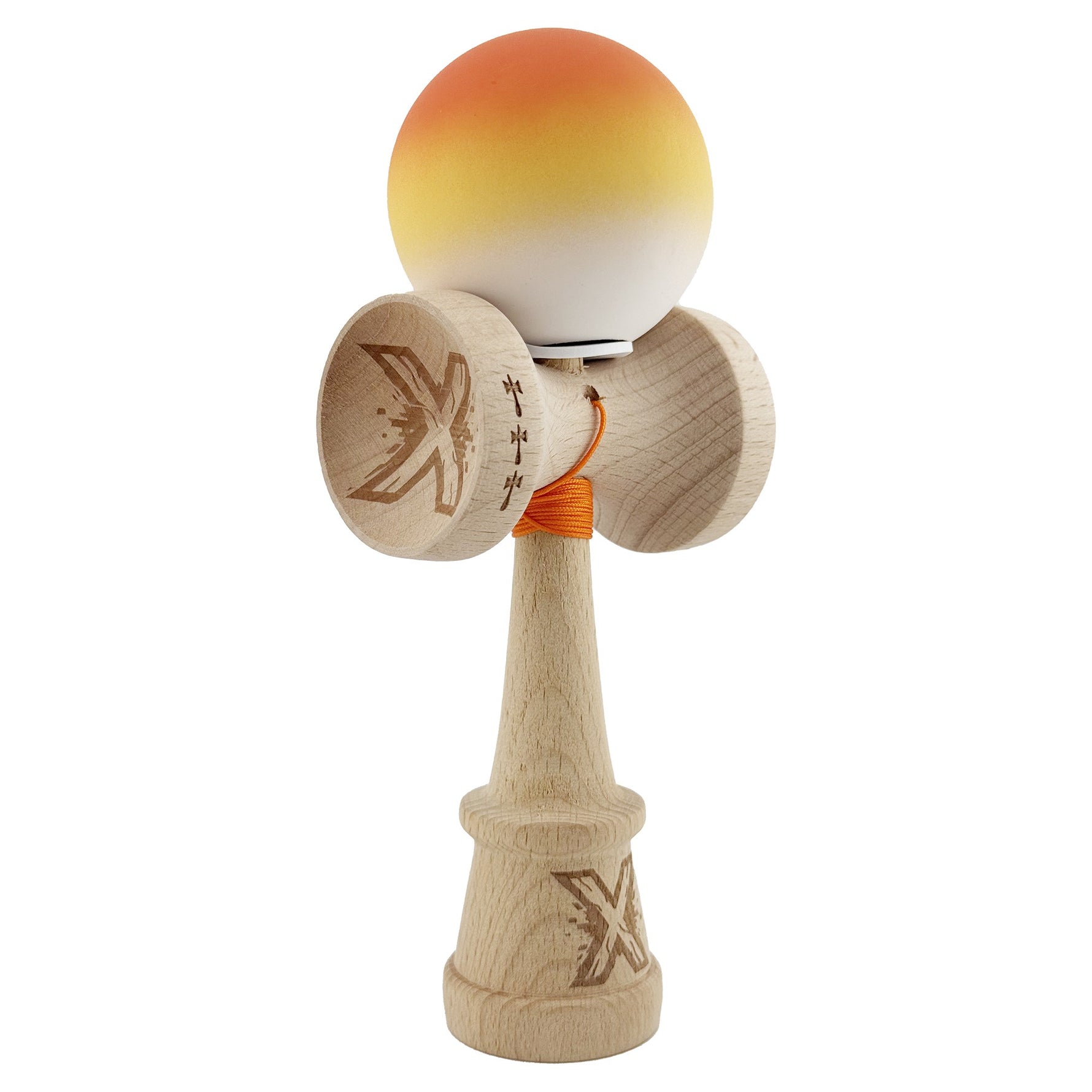 Kendama X Originala, Profesionala, Flippy, Cupe Mari KING SIZE V3, Rubber Grip, Gaura in Baza, Rulment Metalic, din