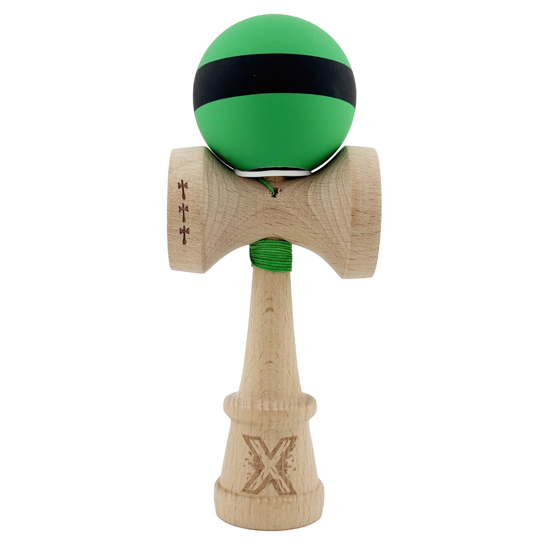 Kendama X Originala, Profesionala, Flippy, Cupe Mari KING SIZE V3, Rubber Grip, Gaura in Baza, Rulment Metalic, din